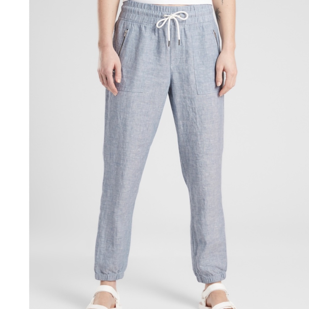 Cabo Linen Jogger Denim size 6